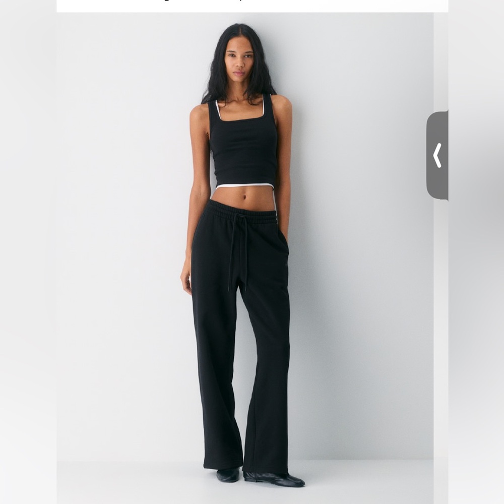 Aritzia Boyfriend Cozy Fleece Wide Leg Sweatpants